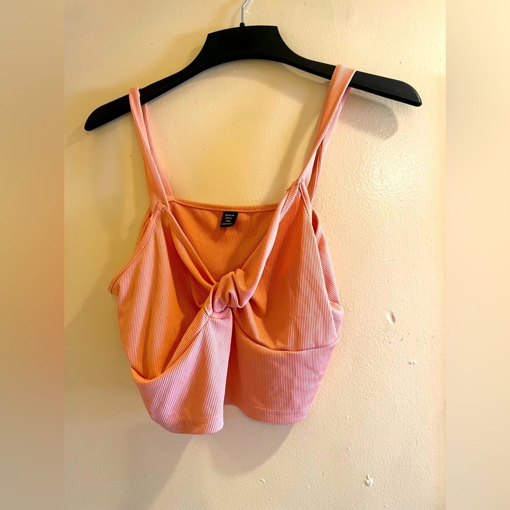 Coral crop top